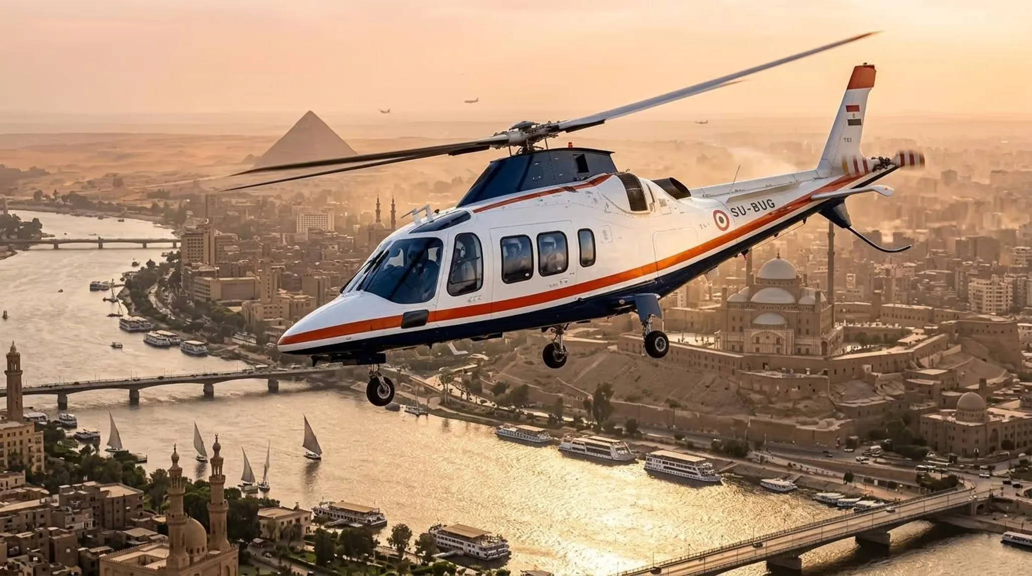 Cairo, Nile & Citadel – 25 Minute Sightseeing Flight