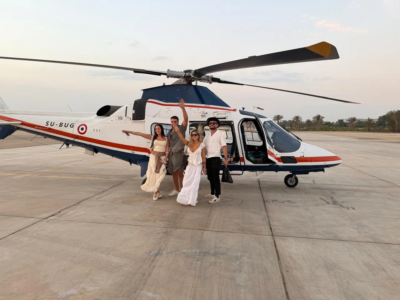 Cairo: Helicopter Flight over the Pyramids & GEM